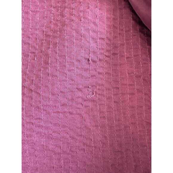 Eileen Fisher Blazer Purple Open Lightweight Silk Stitched Relaxed Mature Sie XL - Picture 3 of 11